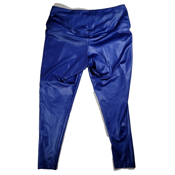 Adidas X Zoe Saldana UFORU Training Tights Pants Royal Blue Womans 2XL - Picture 2 of 5